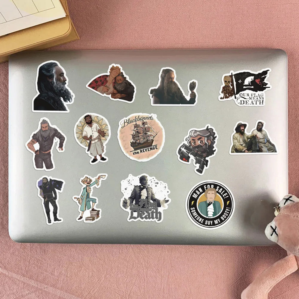 10/30/50pcs TV Series Our Flag Means Death Stickers Skateboard Laptop Car Bike Phone Luggage Funny Waterproof Sticker Kids Toy