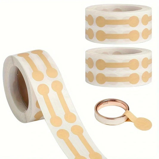 500 Kraft Paper Jewelry Price Tags Stickers for Rings, Necklaces, Earrings, Bracelets