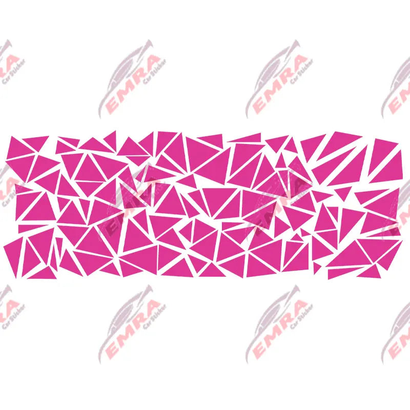 Triangle Car Sticker Decoration Side External Accessories Camouflage Kit Wrap Camo Tuning Styling Waterproof Vinyl Decals