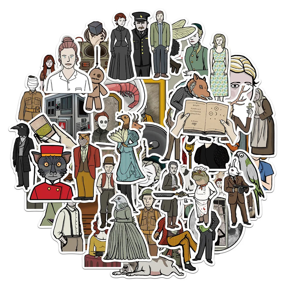 Rustylake Series Stickers: 10/30/60Pcs for Laptop, Snowboard, Luggage, Car, Fridge, DIY Decor
