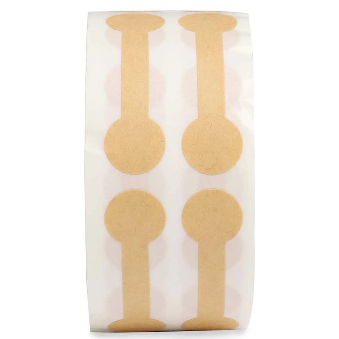1 Rolls 500Pcs Jewelry Price Decoration Natural kraft Paper Handmade Sticker Labels Date Stickers