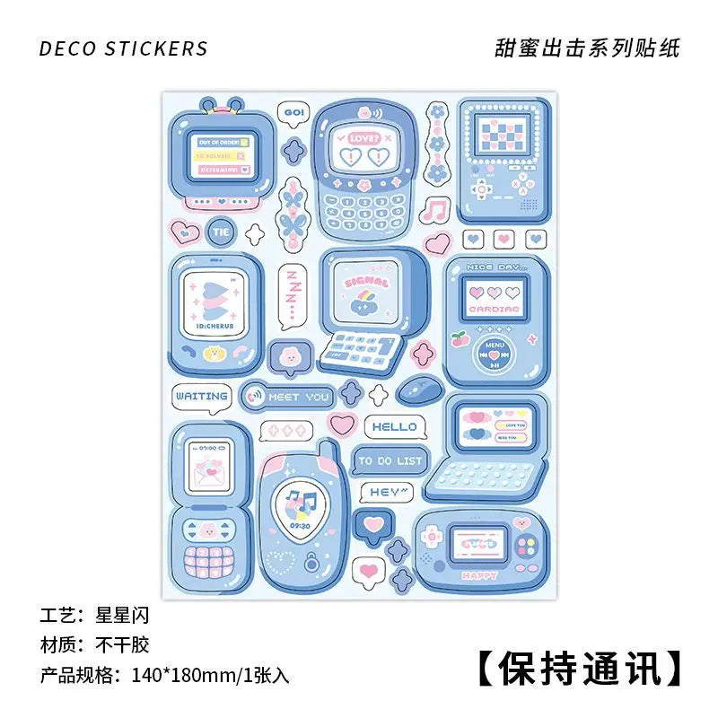 Sweet Attack Series Stickers for Scrapbooking & DIY