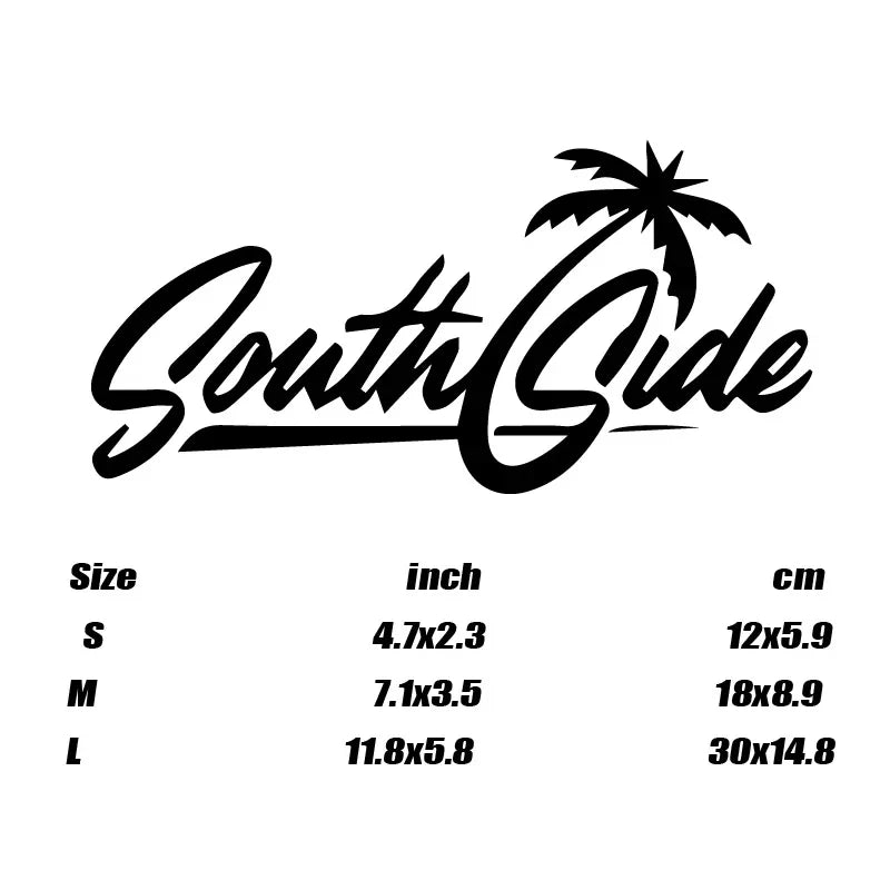 Summer Vibe Car Stickers - Stylish South Side Accessories