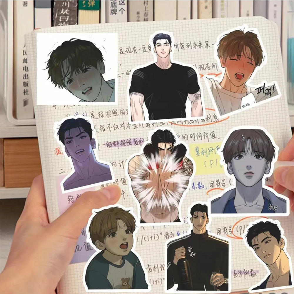 10/30/66pcs Anime Korean Manwha Jinx Stickers Joo Jaekyung Kim Dan Manga Decals Laptop Motorcycle Phone Car Waterproof Sticker