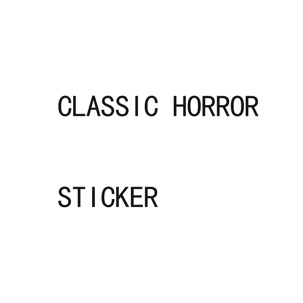 Horror Movie Character Stickers 10/25/50/100PCS Decals for Car, Guitar, Luggage, Kids Gift