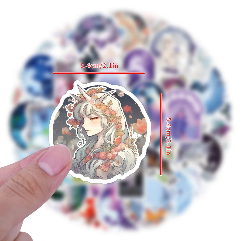 10/30/60PCS The Last Unicorn Sticker Packs