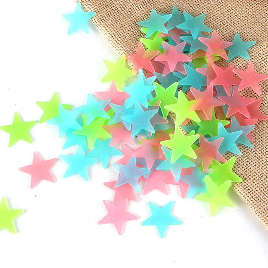 100Pcs Glow in the Dark Star Wall Stickers for Kids Room Decor