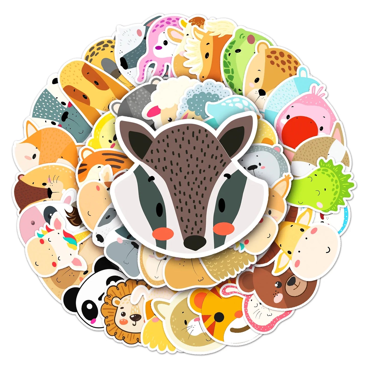 50Pcs Cute Waterproof Vinyl Stickers for Skateboard Snowboard