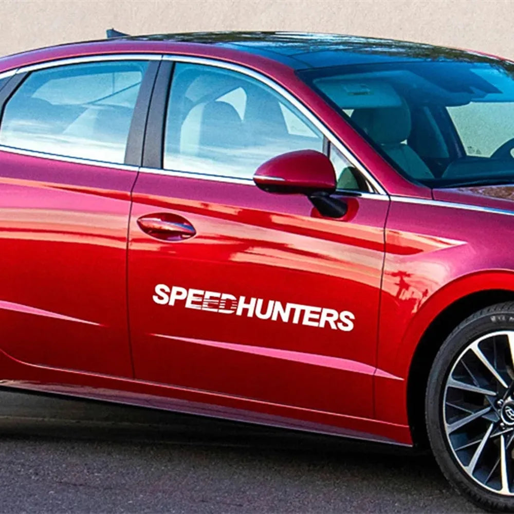 Various Sizes Speed Hunters Graphics Car Vinyl Stickers Waterproof Racing Body Truck Bumper Rear Window Decal Tuning Accessories