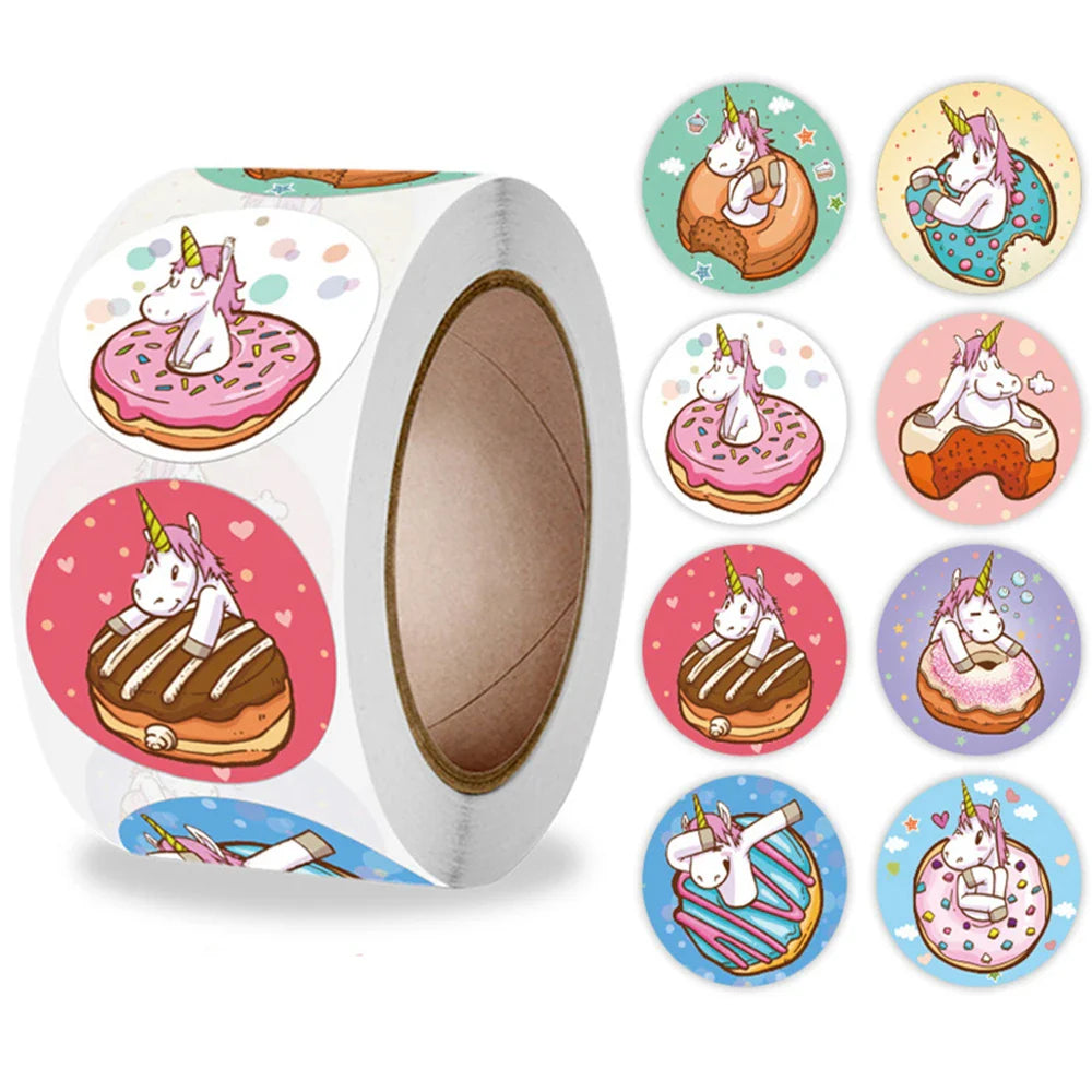 500 Animal Cartoon Stickers for Kids & Teachers