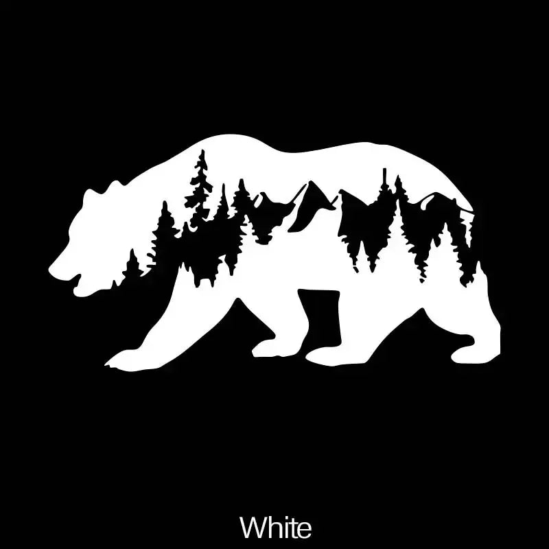 Bear & Woods Stickers: Cars, Trucks, Walls, Laptops