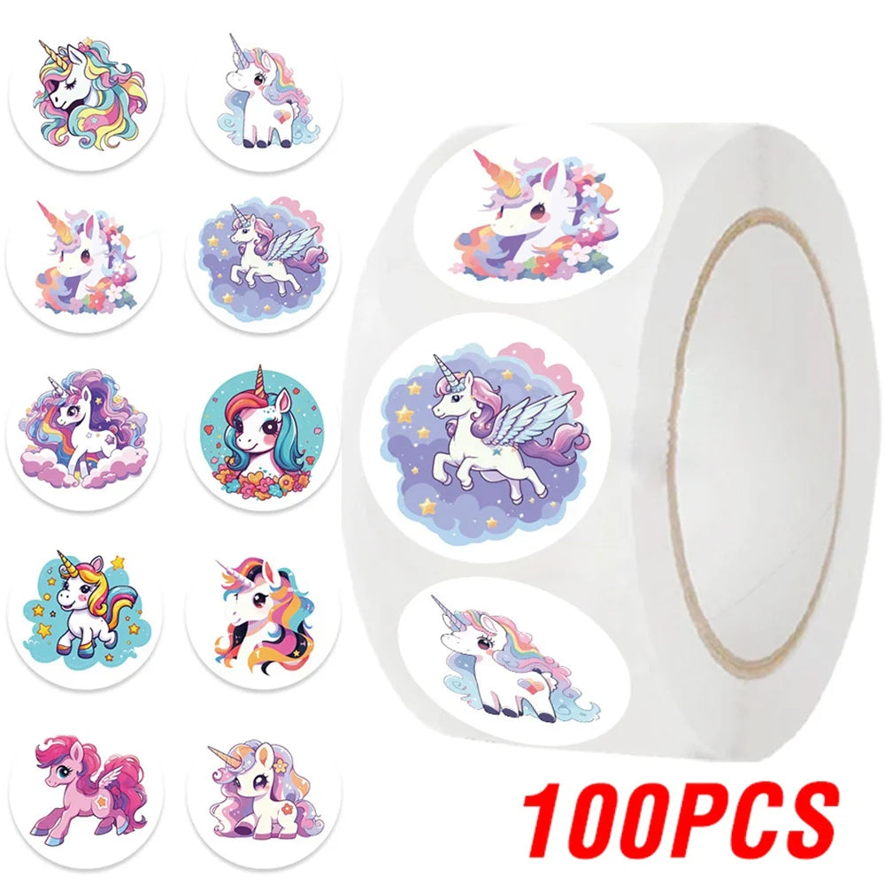 Unicorn Stickers: Kids Reward & Teacher Gift (100-500pcs)