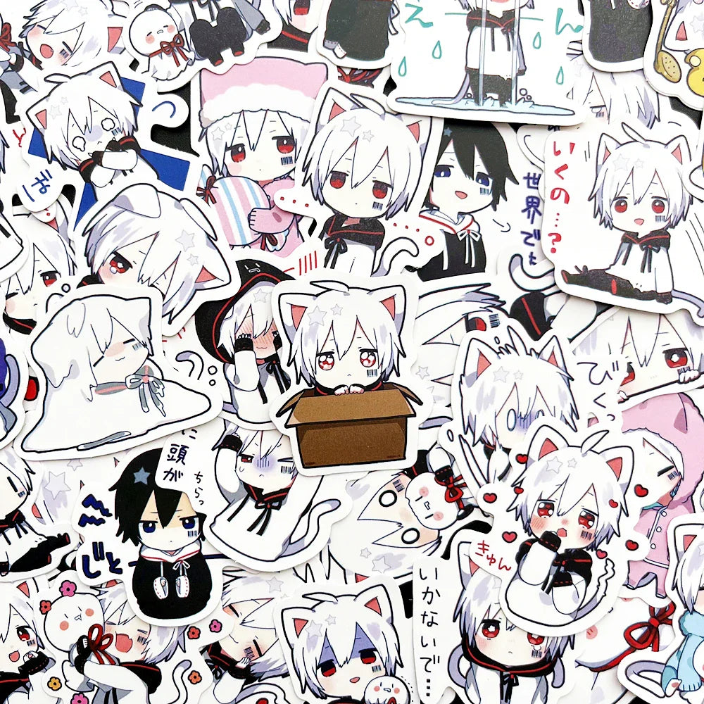 Mafumafu Anime Singer Sticker Pack (10/50PCS) for Bicycle, Scooter, Car, Helmet, Laptop, Computer Wholesale