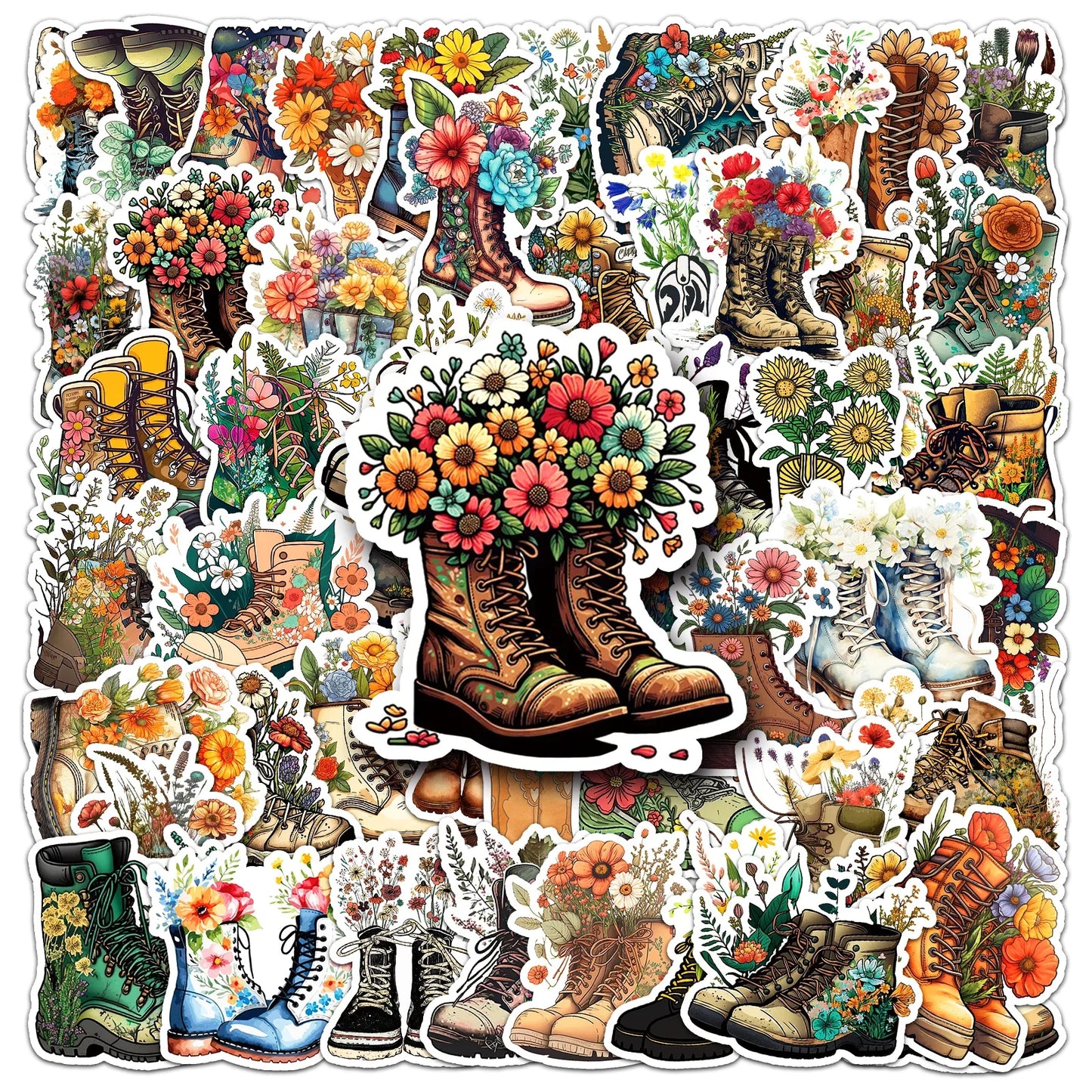 50Pcs Hololive Vtuber Cartoon Waterproof Vinyl Stickers for Skateboard Snowboard