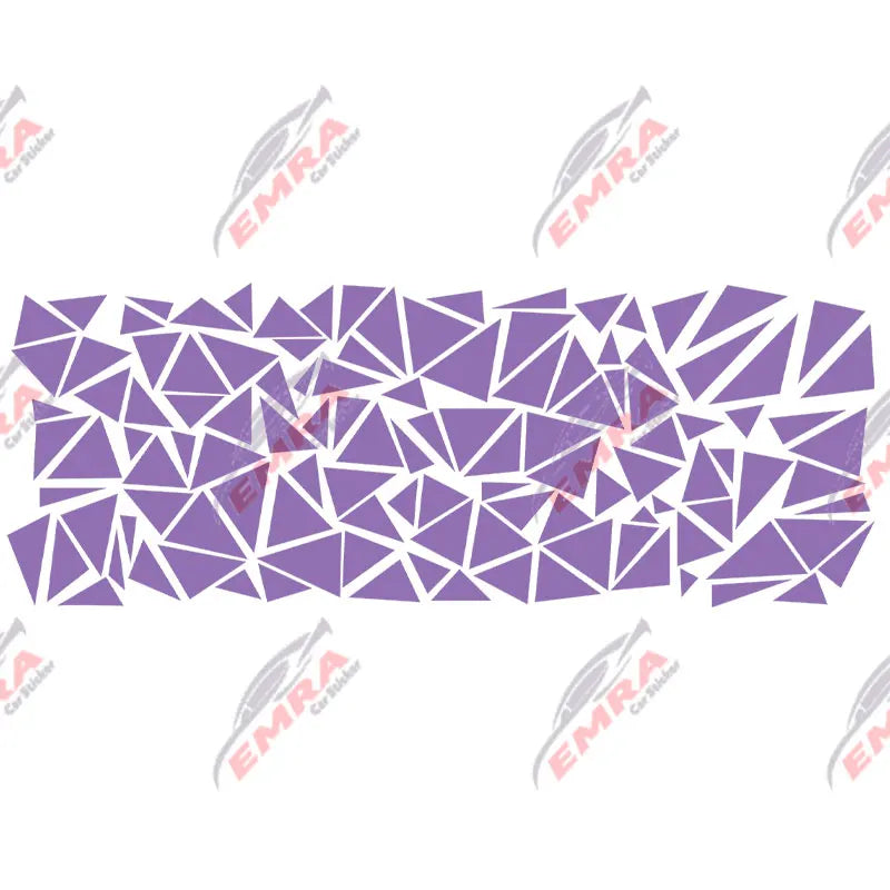 Triangle Car Sticker Decoration Side External Accessories Camouflage Kit Wrap Camo Tuning Styling Waterproof Vinyl Decals
