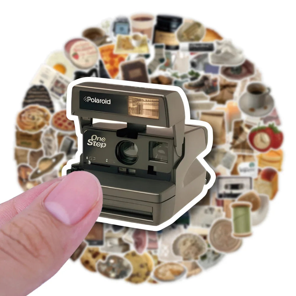 10/30/60/120PCS Vintage Household Goods and Food Sticker Packs