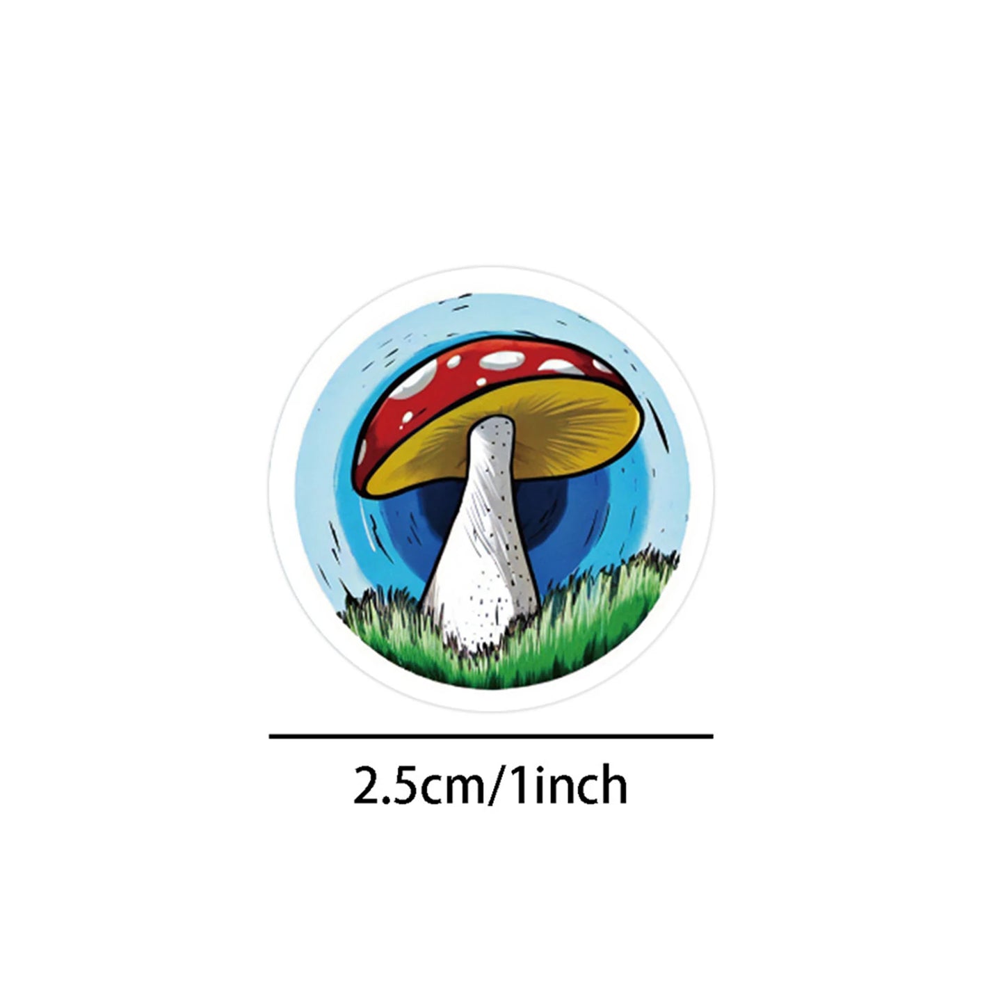 100-500pcs Summer Cartoon Handcrafted Decorative Gift Box with Self-adhesive Stickers for Sealing Stationery stickers