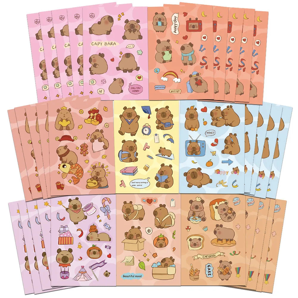 Capybara DIY Puzzle Sticker Game - Kids Educational Jigsaw Toy