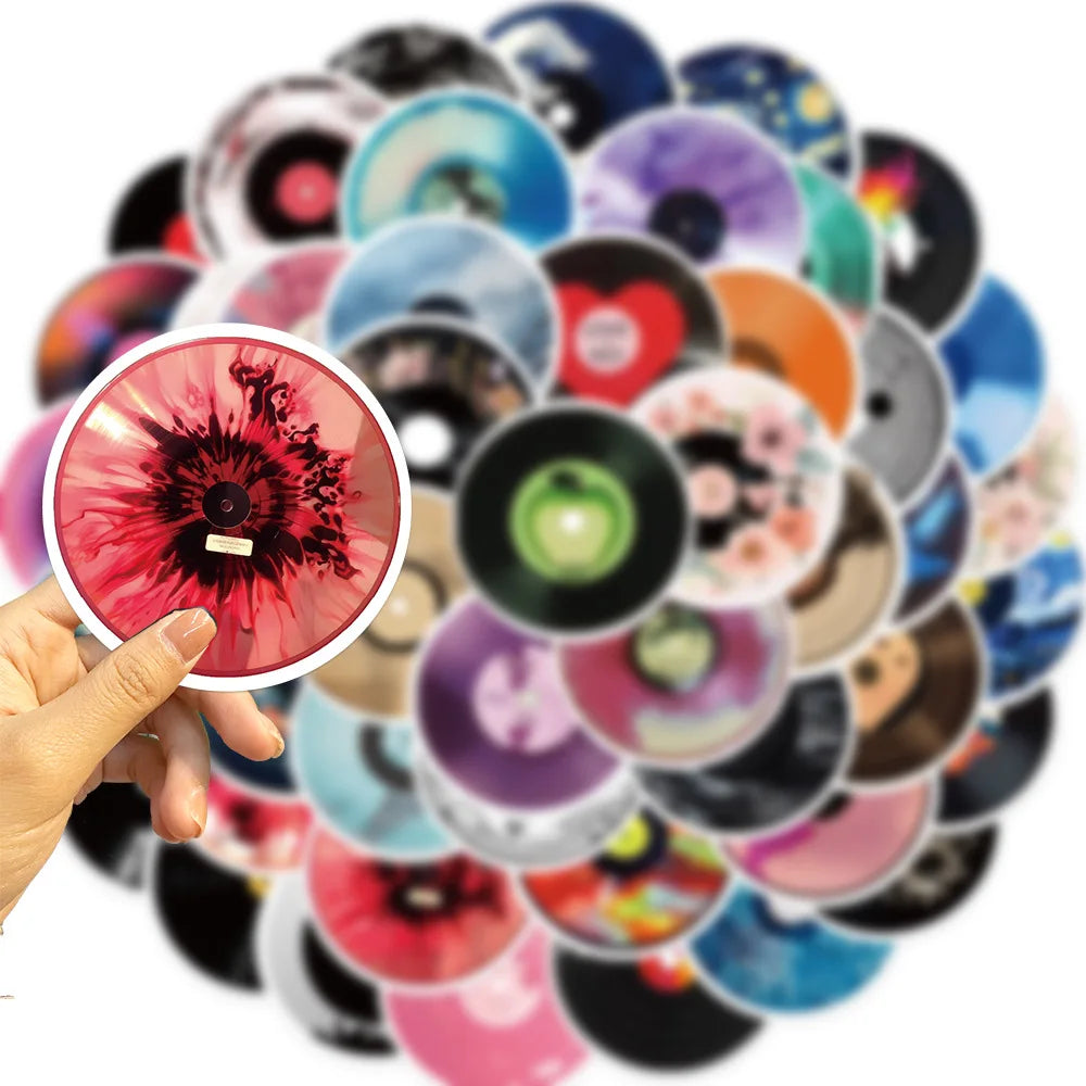 Classic Vinyl Record Sticker Packs
