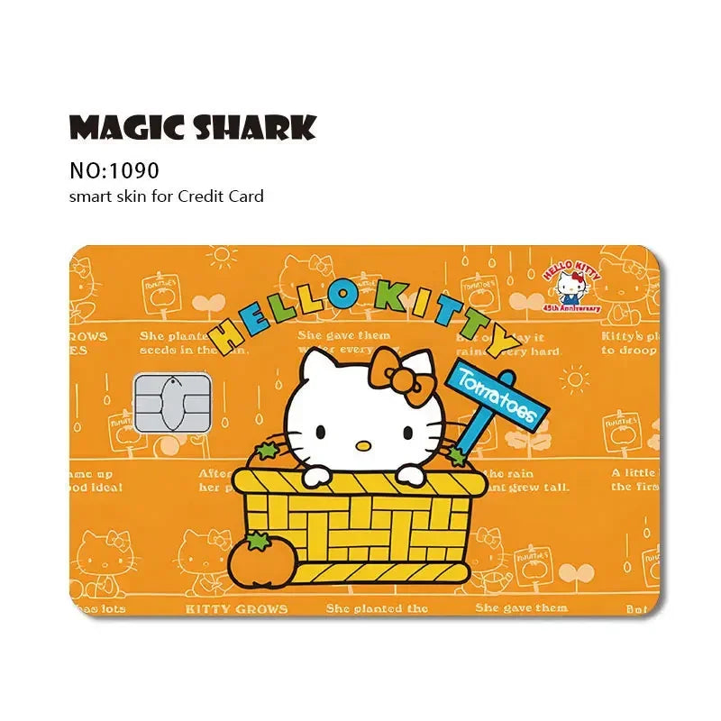 Hello Kitty Frog PVC Card Sticker Cover 2025