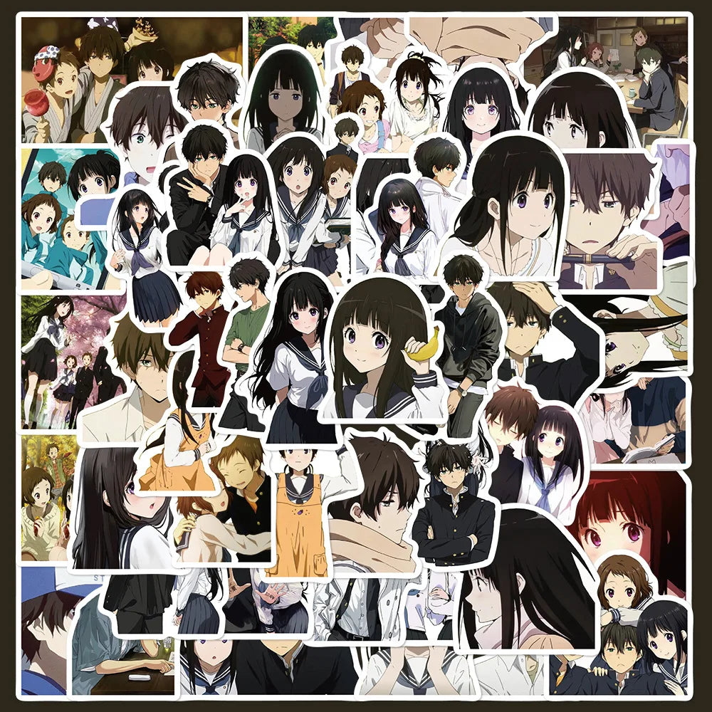 50pcs Ice Cream Graffiti Stickers for Laptops, Helmets, DIY Decorations, Wholesale