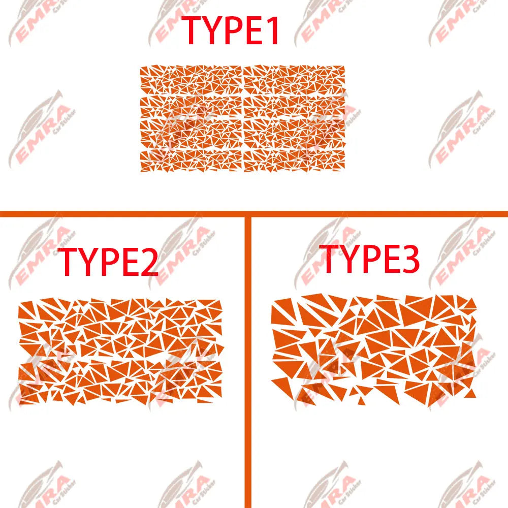 Angular Shape Sticker For Car Motorcycle Sticker Decoration Side Camouflage Kit Wrap Camo Tuning Styling Waterproof Vinyl Decals