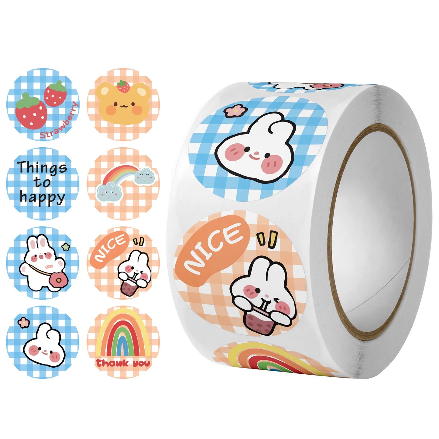 500pcs Cute Reward Stickers Roll With Word Motivational Stickers For School Teacher Kids Student Stationery Stickers Kids