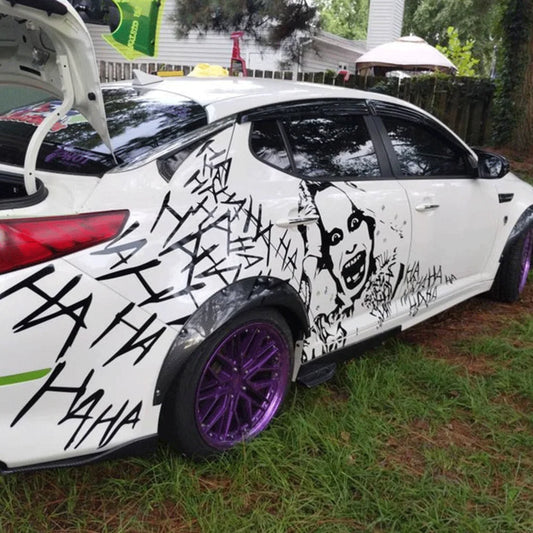 JDM Decals for Joker for Car Sticker Decoration Door Sports Style Large Pattern External Accessories Waterproof PVC Vinyl Decals
