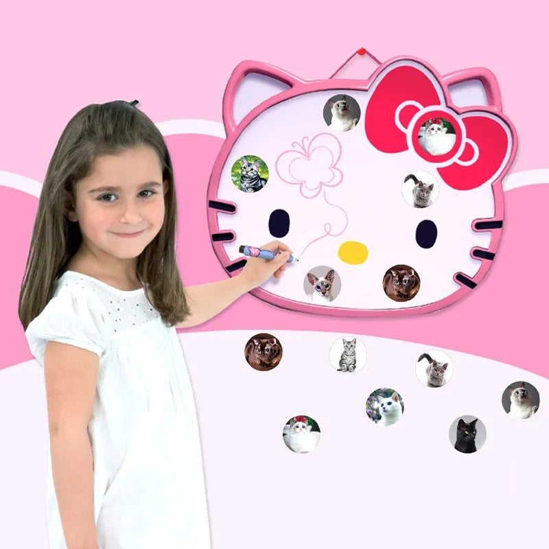 100-500pcs Creative Animals Cat Stickers 1inch Labels Reward Sticker For School Teacher Kids Smile Stationery Sticker