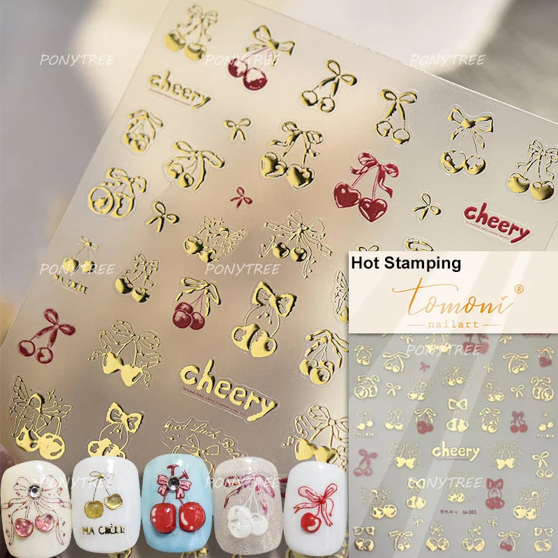 Fruit Nail Art Stickers 3D Manicure Decals