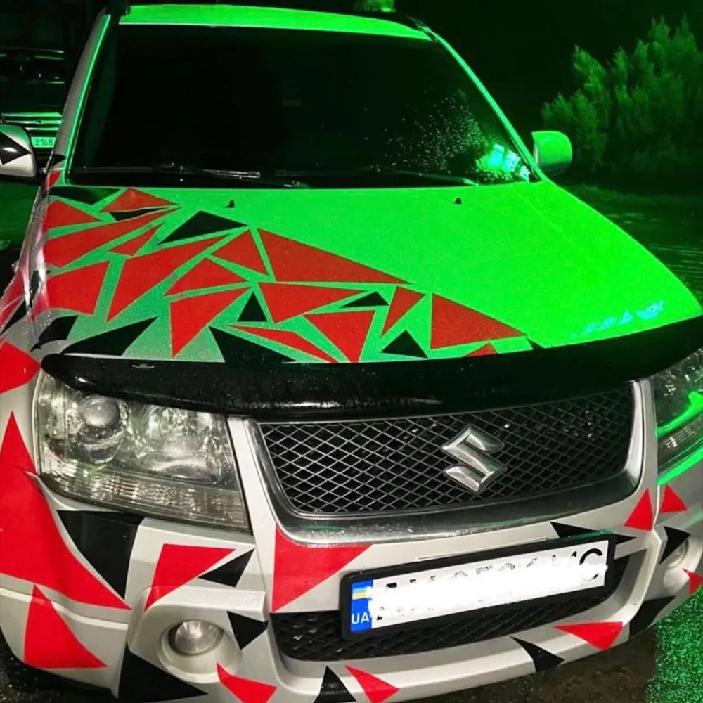 102PCS Angular Shape Sticker For Car Accessories Decoration Side Camouflage Kit Wrap Camo Tuning Styling Waterproof Vinyl Decals