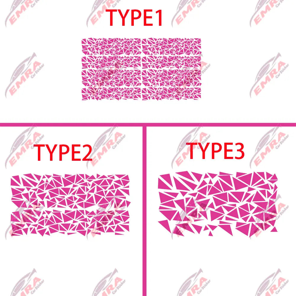 Angular Shape Sticker For Car Motorcycle Sticker Decoration Side Camouflage Kit Wrap Camo Tuning Styling Waterproof Vinyl Decals