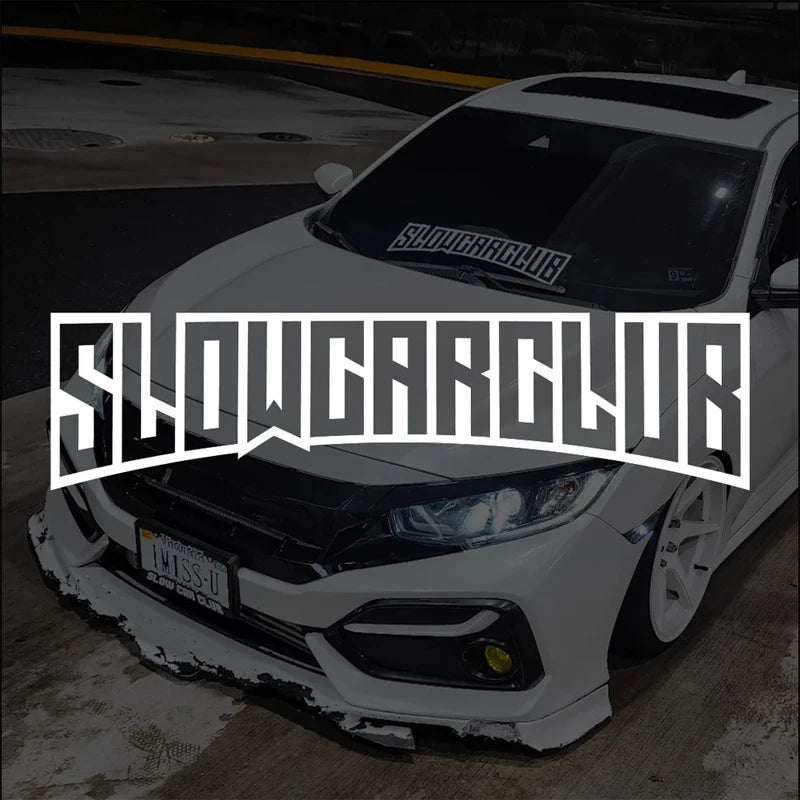 SLOW CAR CLUB JDM High-Quality Car Truck Sticker