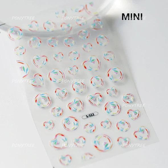 Sea Life Nail Art Stickers: Jellyfish, Starfish, Octopus Decals