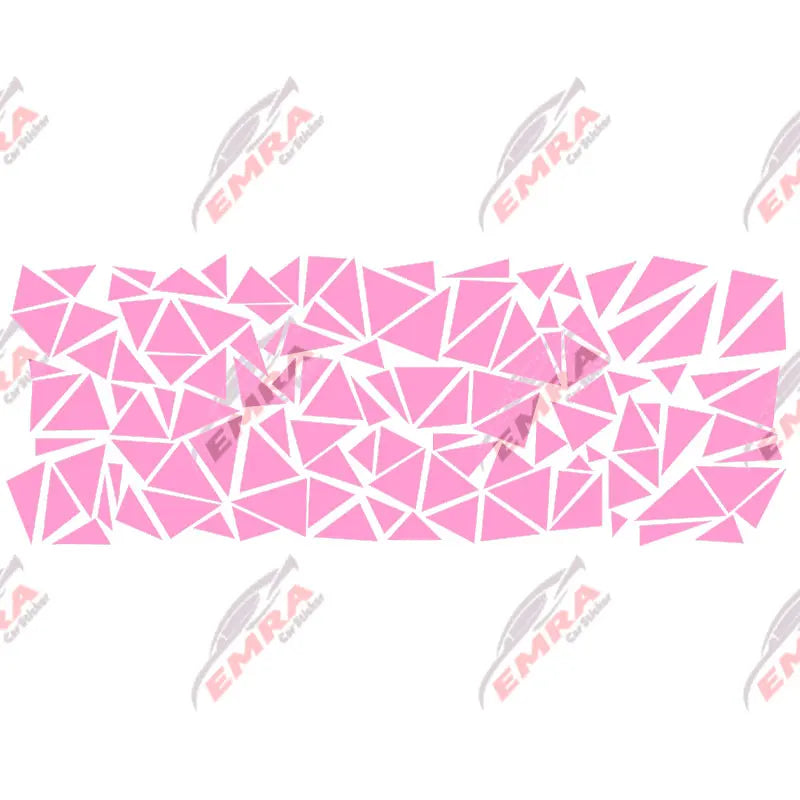 Triangle Car Sticker Decoration Side External Accessories Camouflage Kit Wrap Camo Tuning Styling Waterproof Vinyl Decals