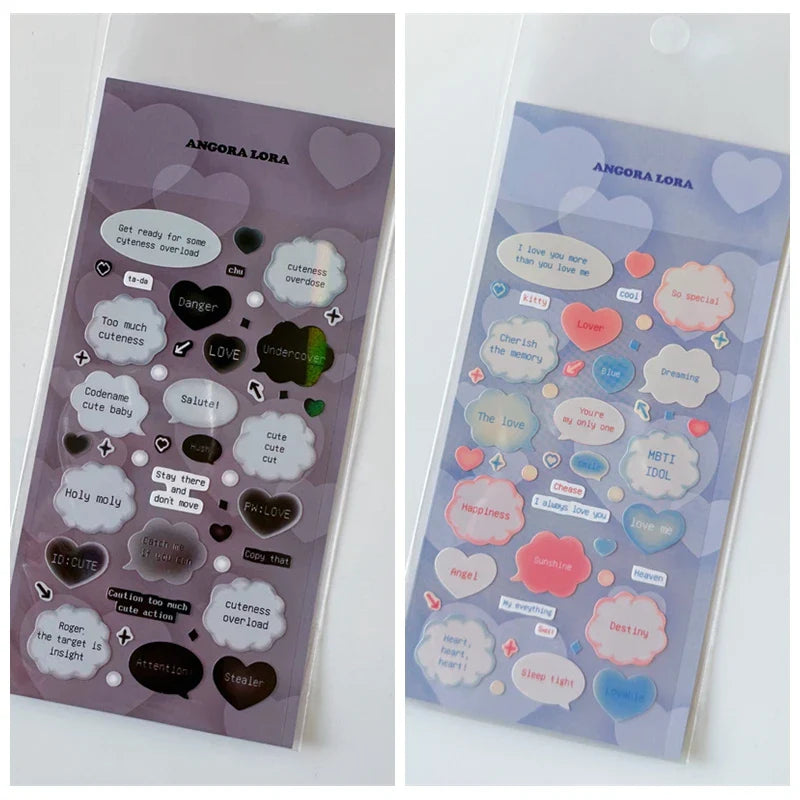 Korean Alphabet Stickers: Kawaii Scrapbooking & DIY