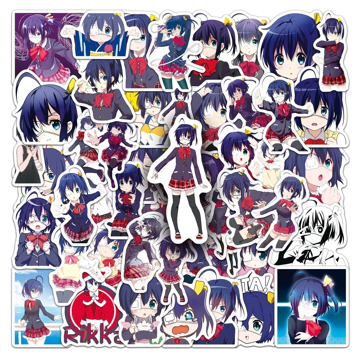 Takanashi Rikka Anime Stickers 10/30/50PCS Decals Set