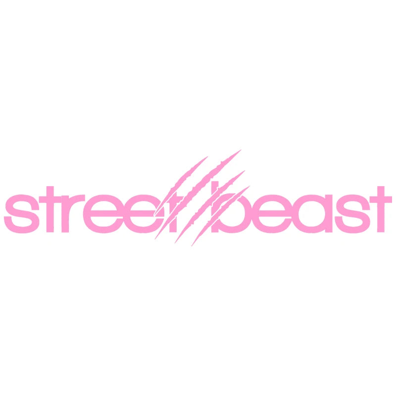 Street Beast for Car Sticker Decoration Windshield Banner JDM Sticker Claw Mark External Accessories Waterproof PVC Vinyl Decals