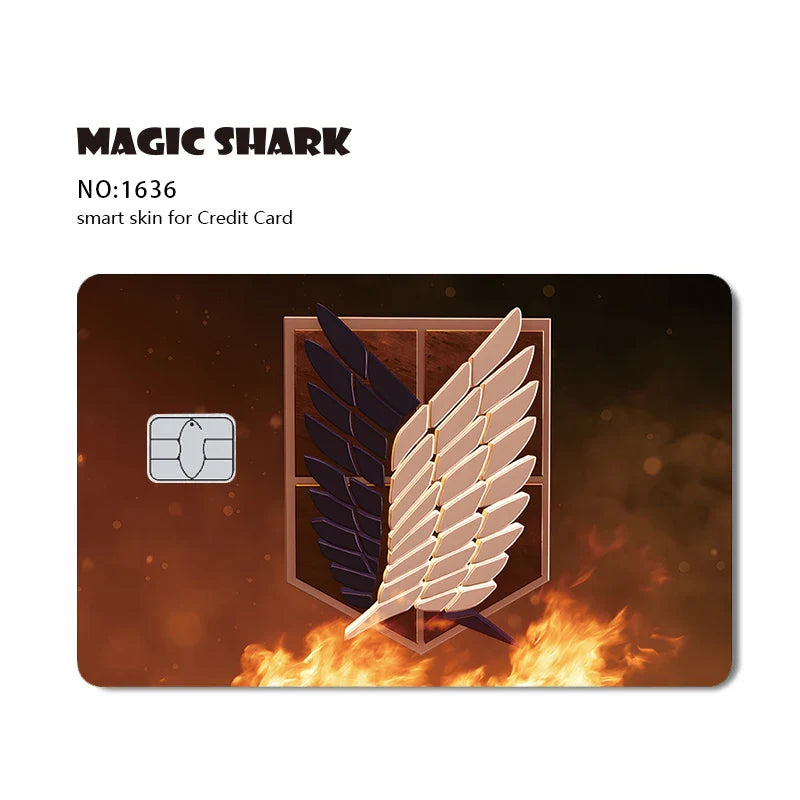 FBI Tiger Mexico Flag Anime Card Sticker Skin