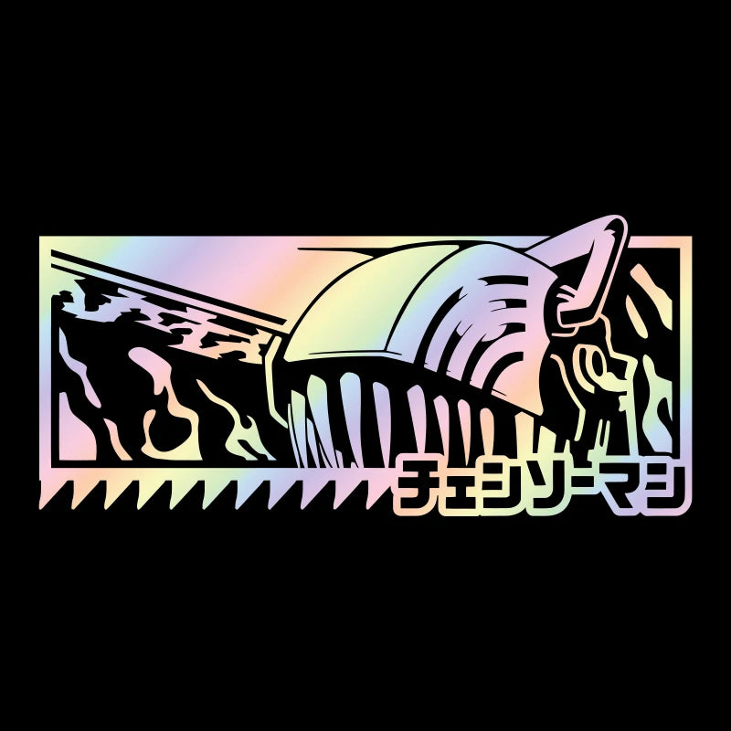 Japanese Anime Car Sticker For Chainsaw Man External Decoration Window Bumper Notebook Stickers Modeling PVC Vinyl Decals