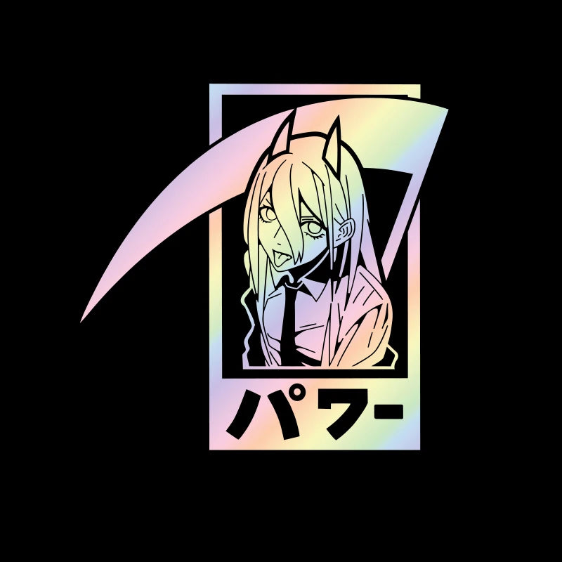 Anime Sickle Girl Vinyl Car & Laptop Sticker Decal