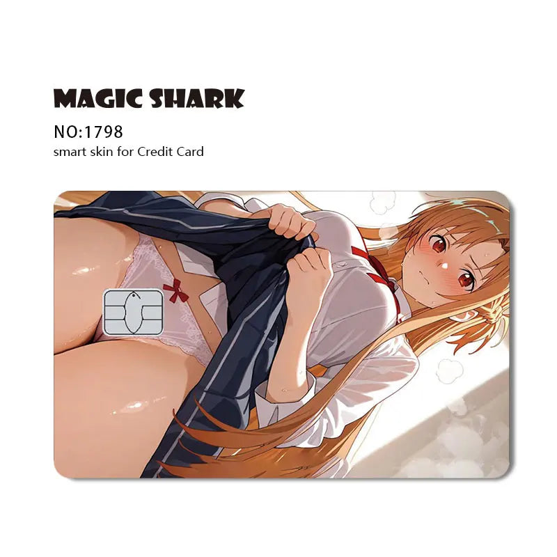 Kawaii Girl Waterproof Card Sticker Skin