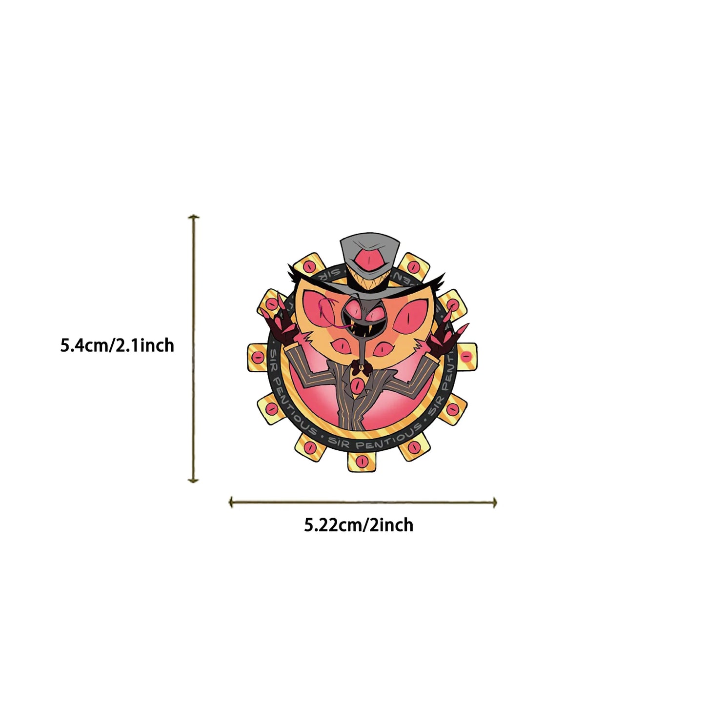 52Pcs Cartoon Animation Stickers Waterproof For Luggage Case Helmet Guitar Bottle Refrigerator Laptop Hell Inn Sticker Wholesale
