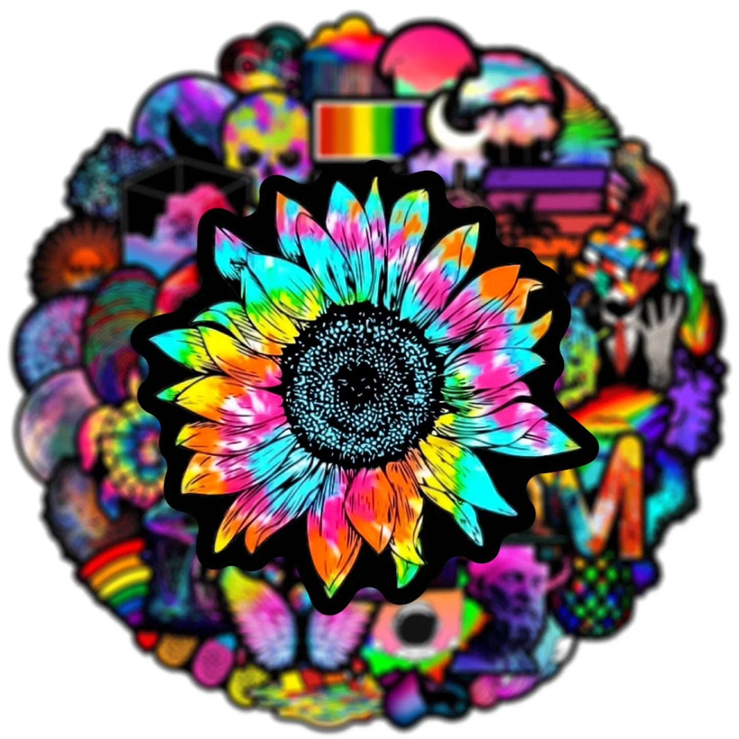 Art Graffiti Colorful Spectrum Sticker Packs