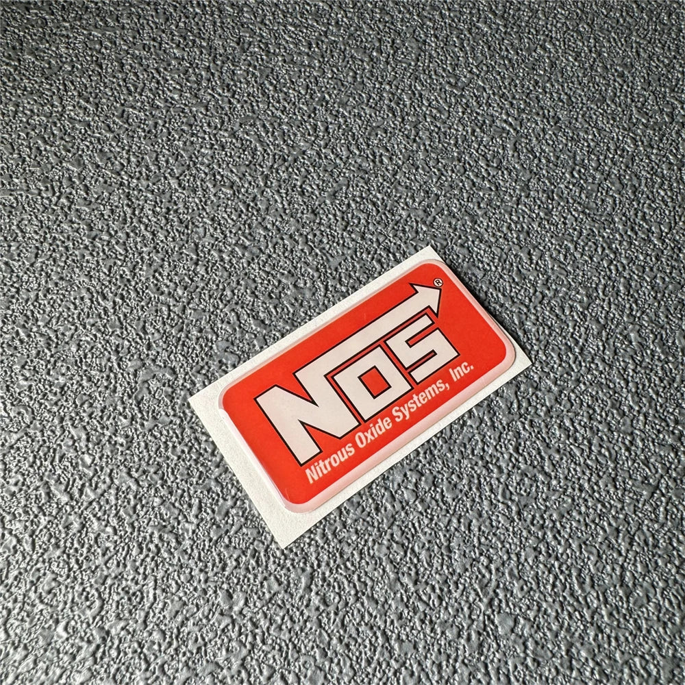 NOS Nitrous Oxide 3D Crystal Decal Sticker