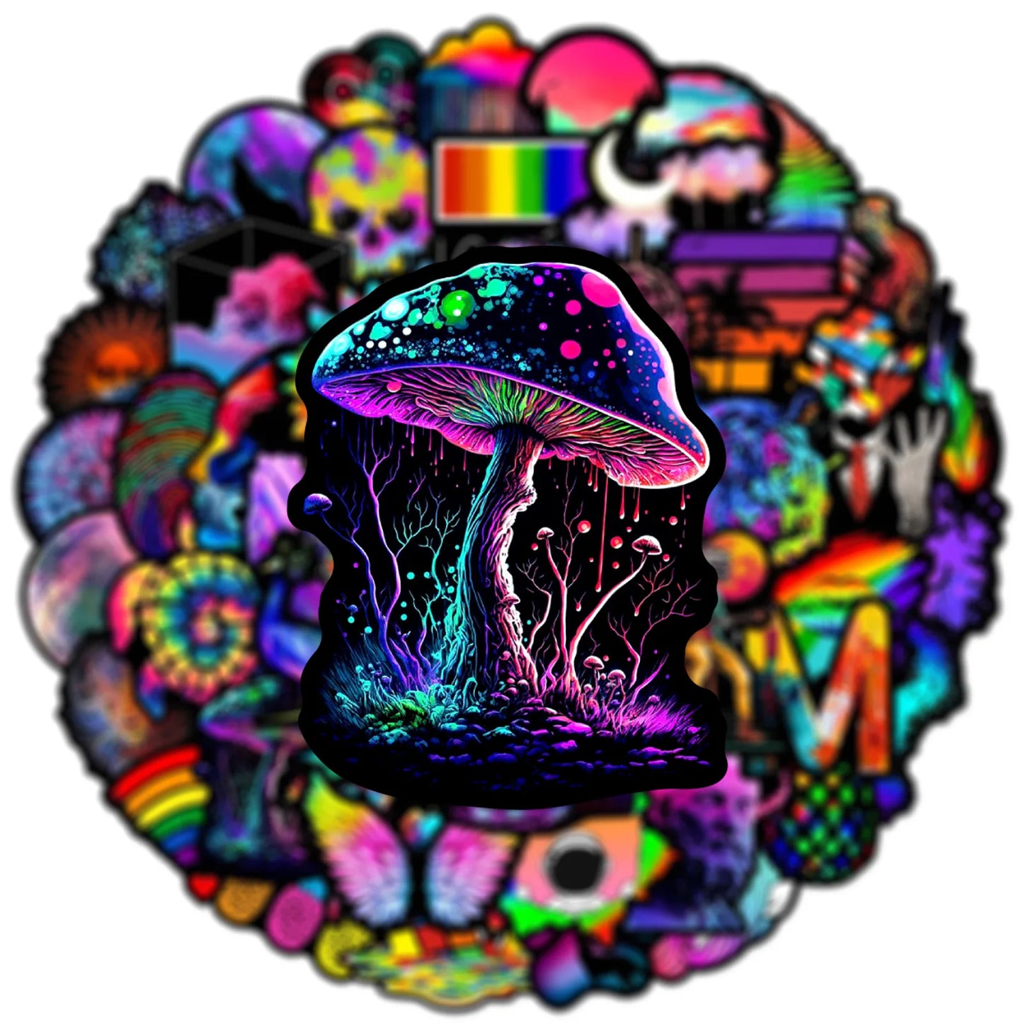 Art Graffiti Colorful Spectrum Sticker Packs