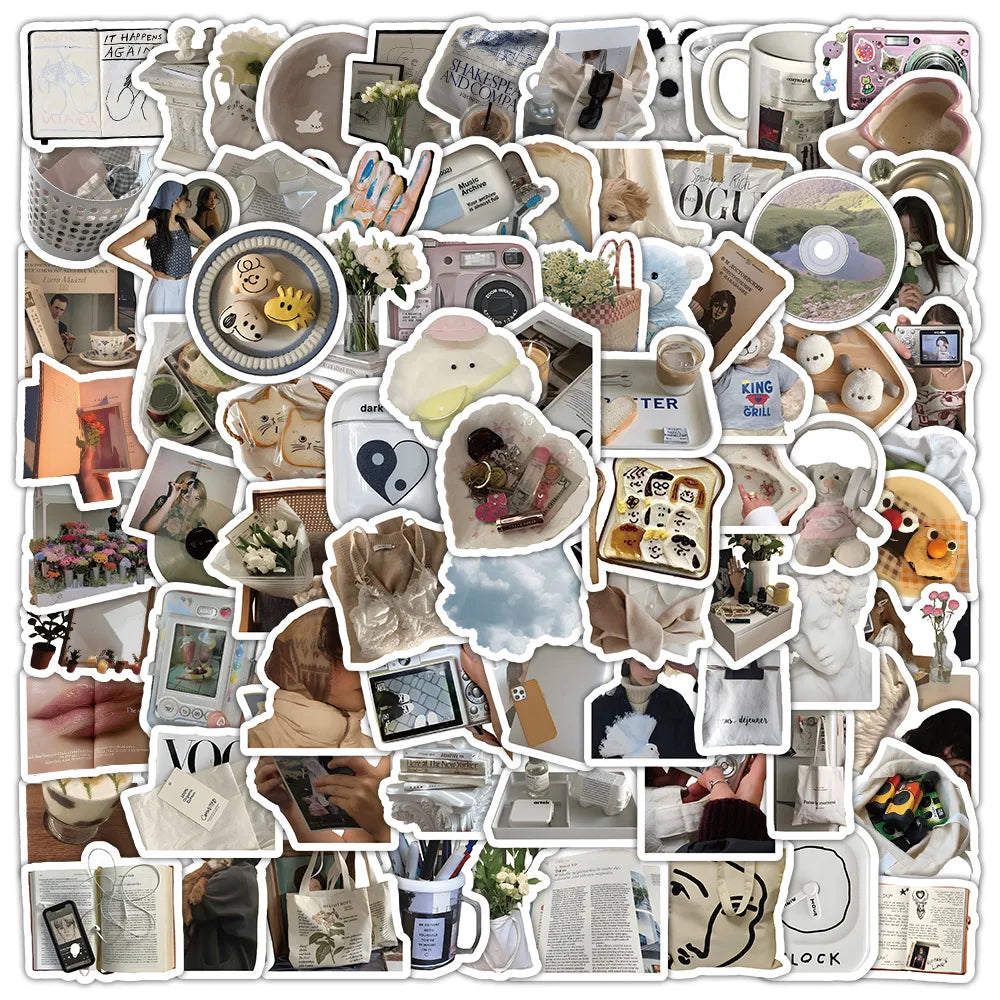 Cute Cartoon Stickers 10/30/50/100PCS Waterproof Decals for Scrapbook Phone Laptop Skateboard Car