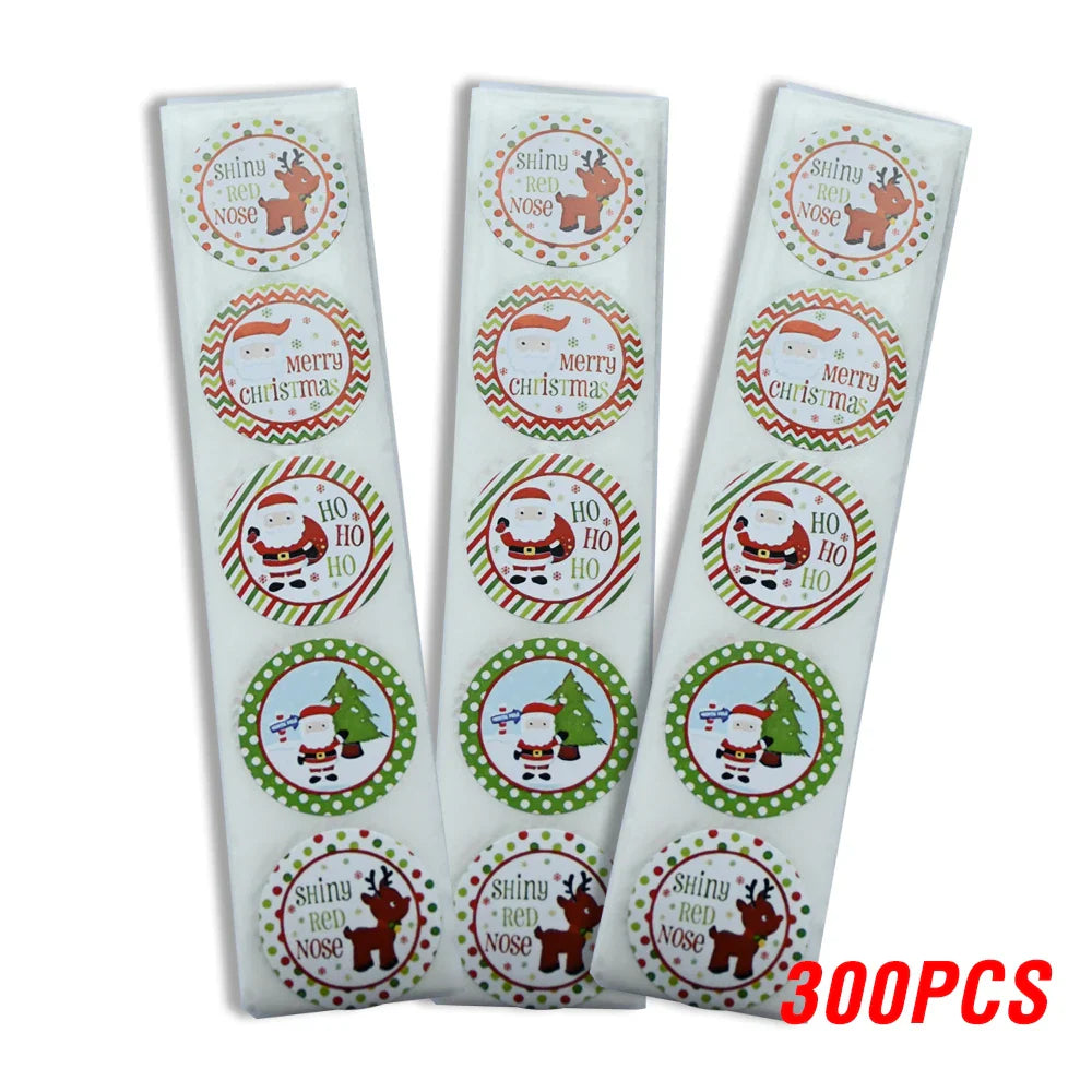 Thank You Stickers: Christmas, Birthday, Gift Seals (100-500pcs)