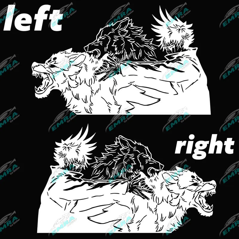 Anime Car Decal Waterproof Vinyl Sticker Auto Accessory