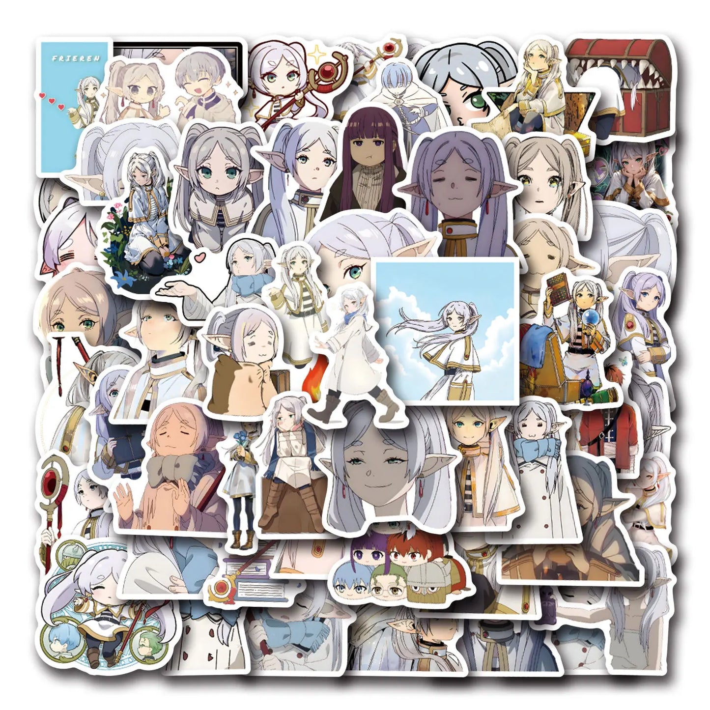 Anime Frieren Stickers: 10/30/55PCS Decorative Decals